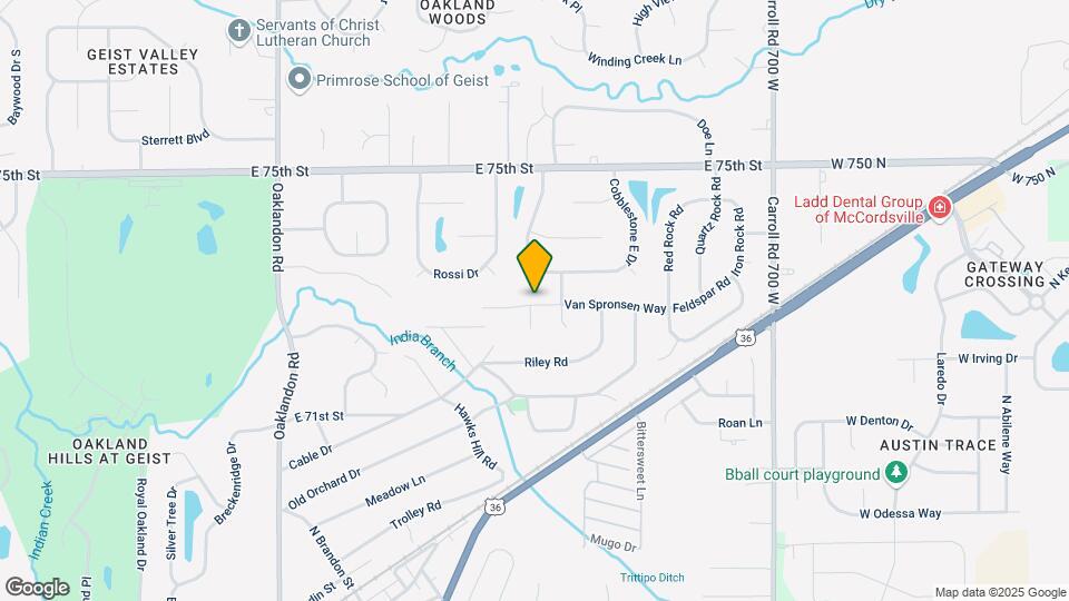 12274 Van Spronsen Ct Map and Location Details