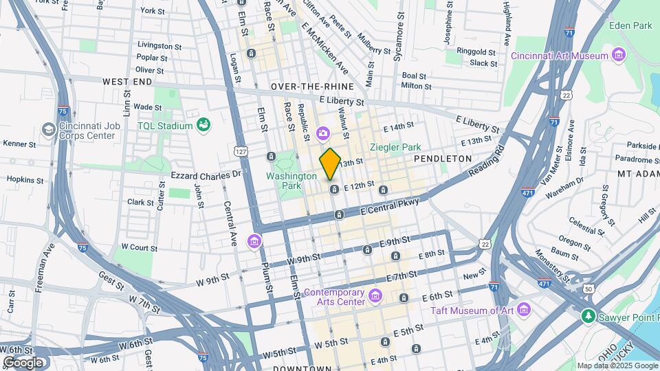 1214 Vine St Mapa y Detalles de la Ubicación