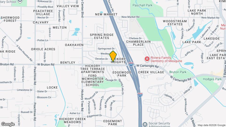 1317 W Bruton Rd Mapa y Detalles de la Ubicación