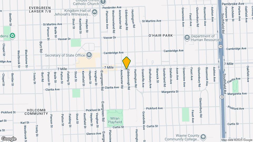 19035 Edinborough Rd Map and Location Details