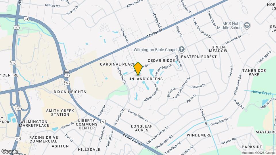 5935 Inland Greens Dr Map and Location Details