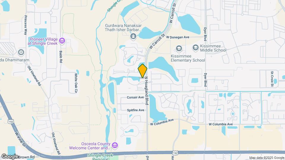 Villa Del Sol-Kissimmee Condos Map and Location Details