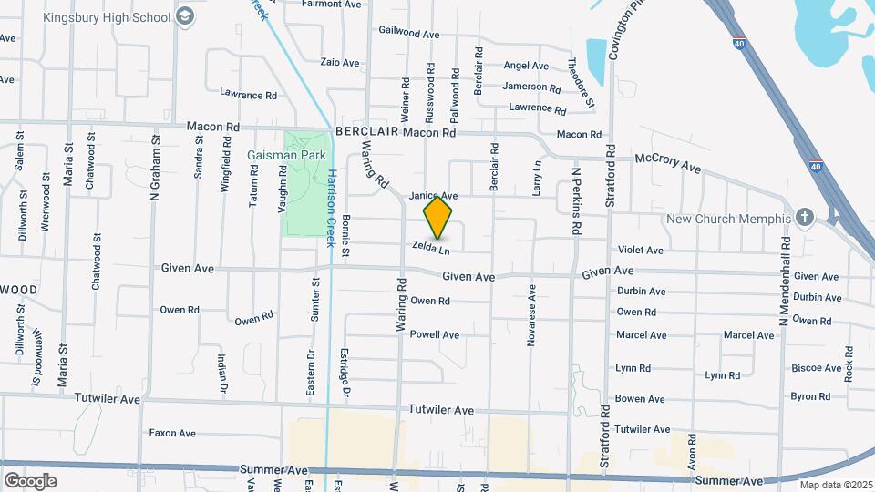 4390 Zelda Ln Map and Location Details