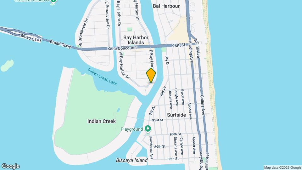 9111 E Bay Harbor Dr, Unit #3A Map and Location Details