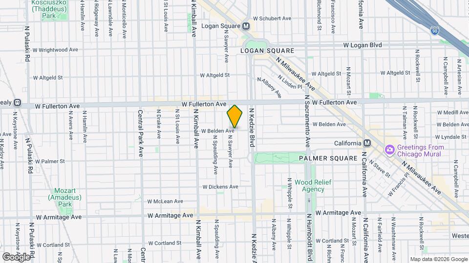 2257 N Sawyer Ave Map and Location Details