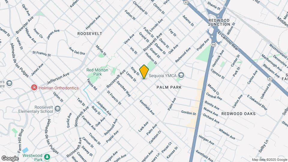 1085 Oak Ave Map and Location Details