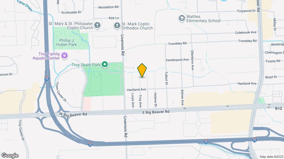 3268 Troy Ave Map and Location Details