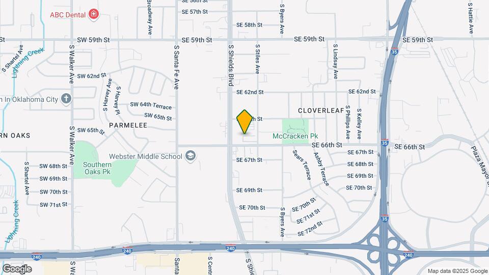 6600 S Shields Blvd Map and Location Details
