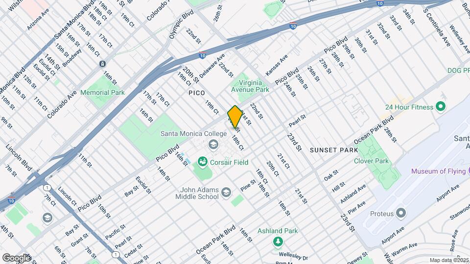 2202 20th St Map and Location Details