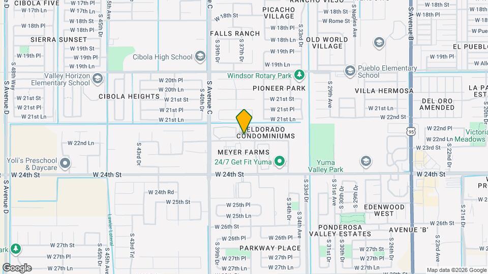 3773 W 22nd Pl Map and Location Details