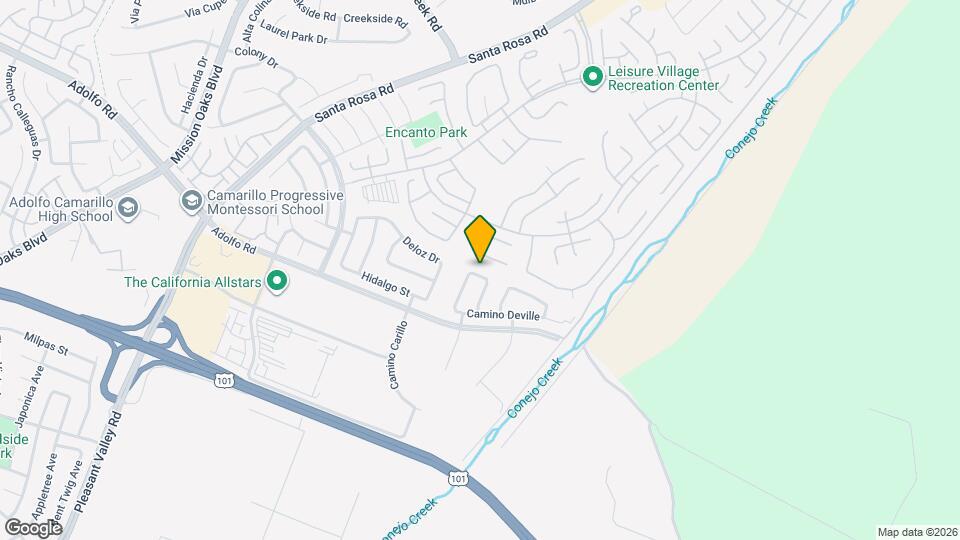 5443 Camino Compadre Map and Location Details