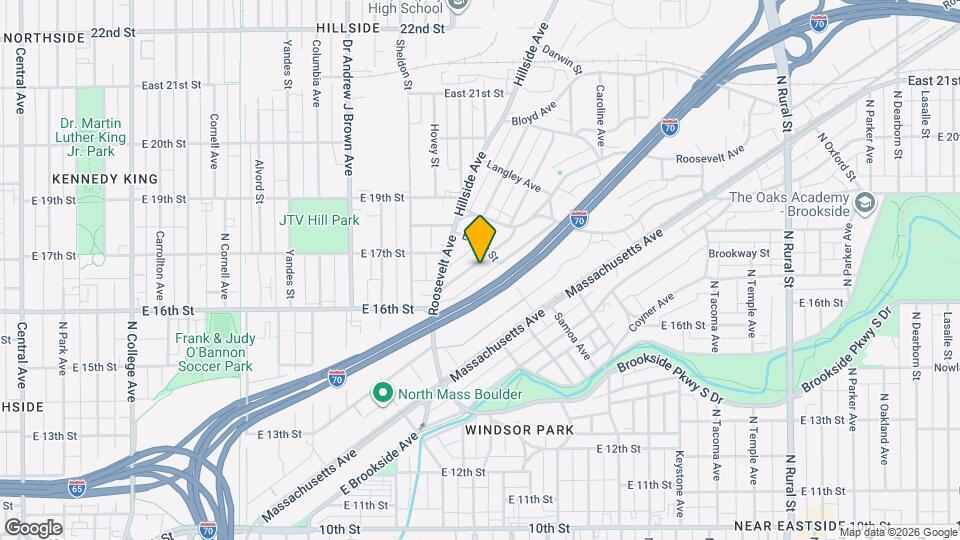 1717 Ingram St Map and Location Details