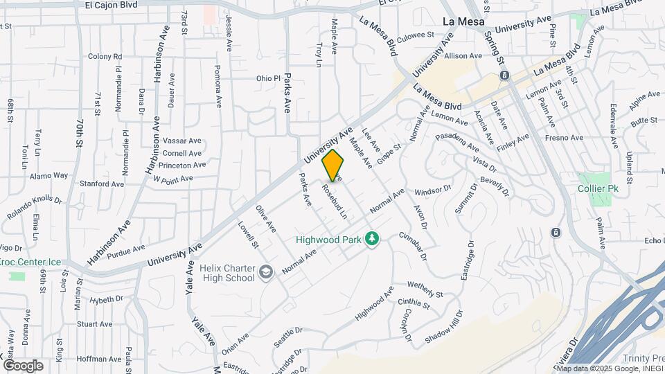 4425 Rosebud Ln Map and Location Details