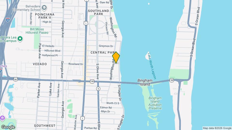 Flagler Yacht Club Map and Location Details