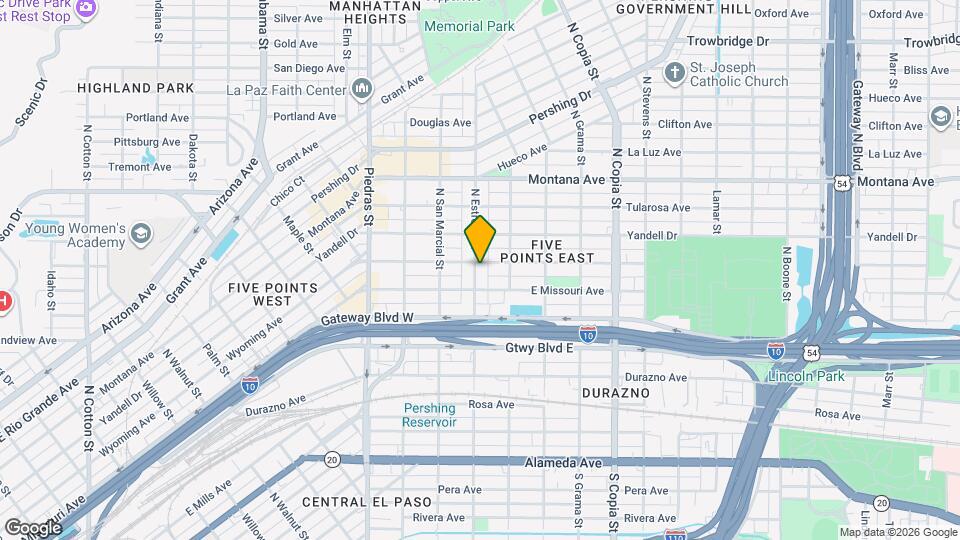 618 N Estrella St Map and Location Details