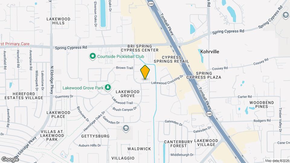 16102 Buckhead Ct Map and Location Details
