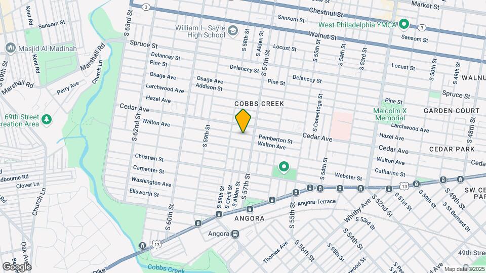 5726 Pemberton St Map and Location Details