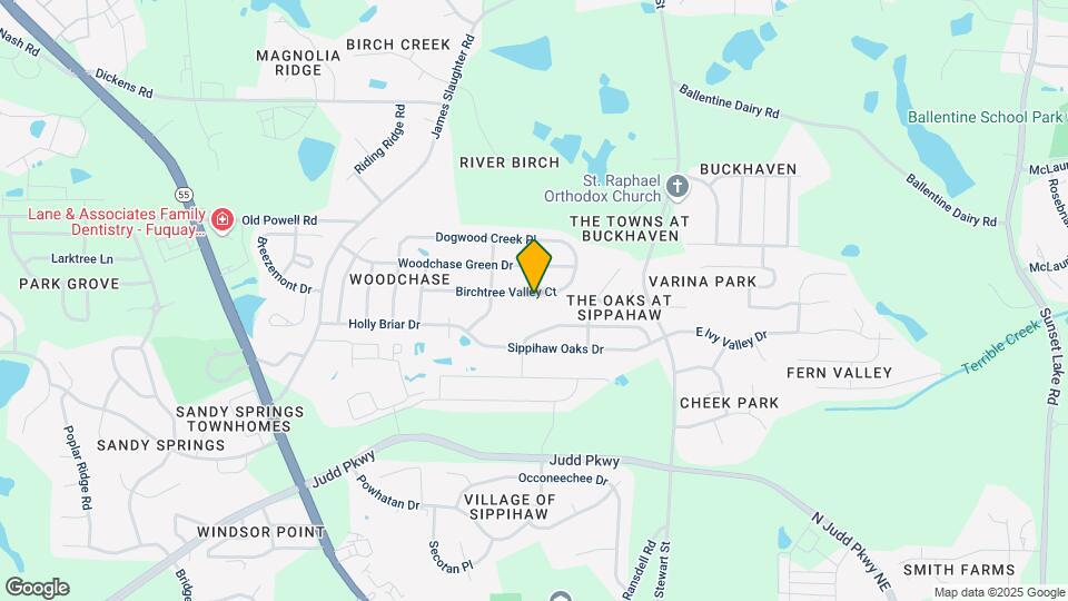 520 Birchtree Valley Ct Map and Location Details