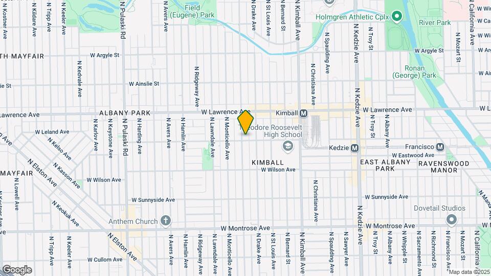 4705 N Central Park Ave Map and Location Details