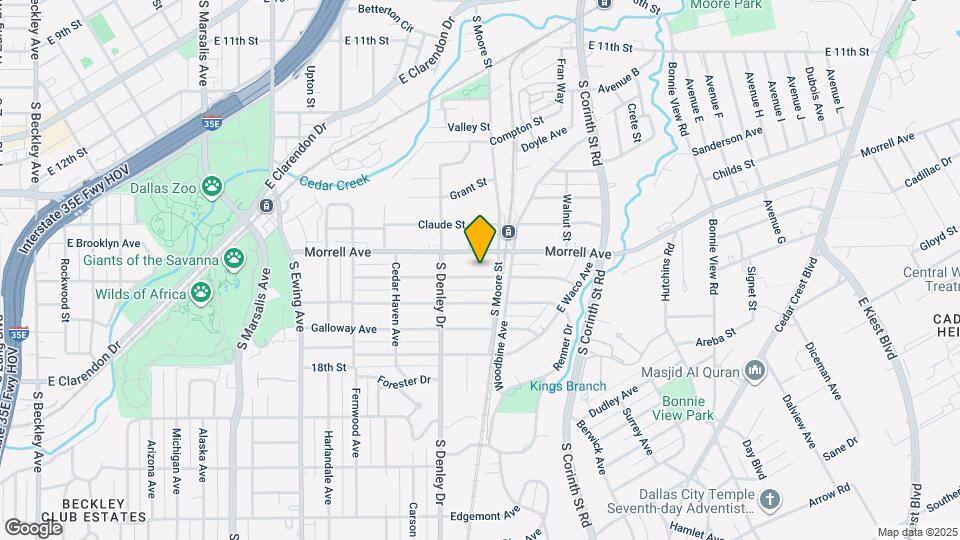1339 Hendricks Ave Map and Location Details