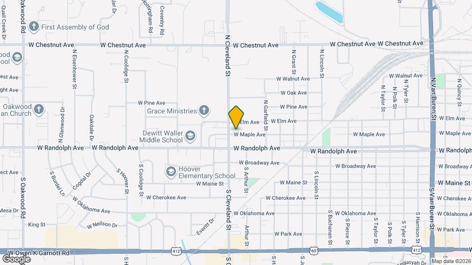 2314 W Maple Ave Mapa y Detalles de la Ubicación