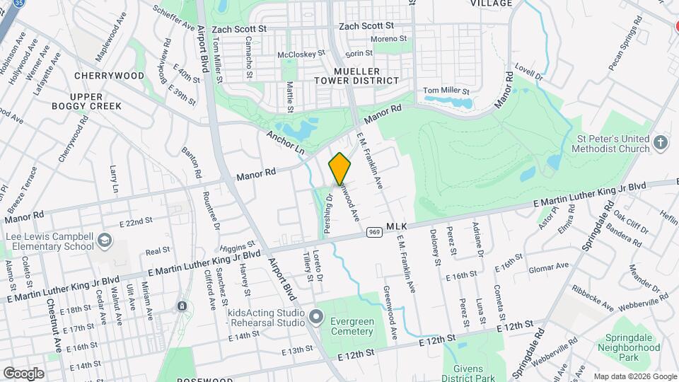 2102 Greenwood Ave Map and Location Details