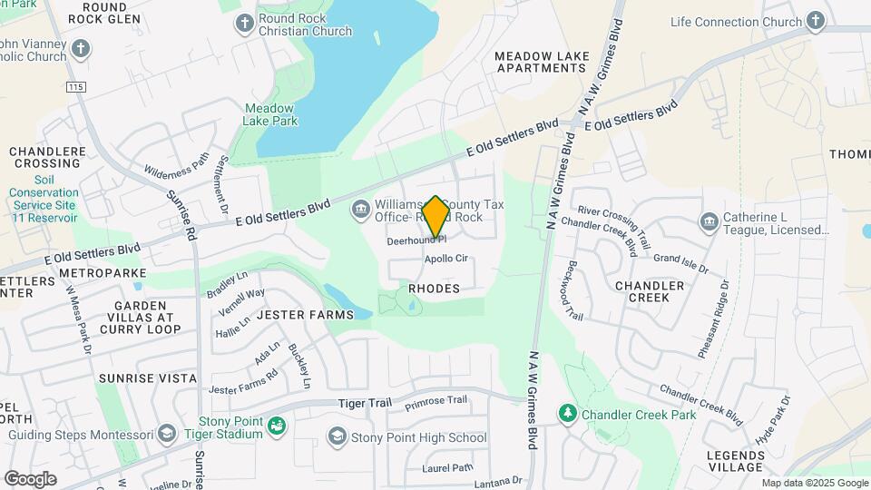 1103 Deerhound Pl Map and Location Details