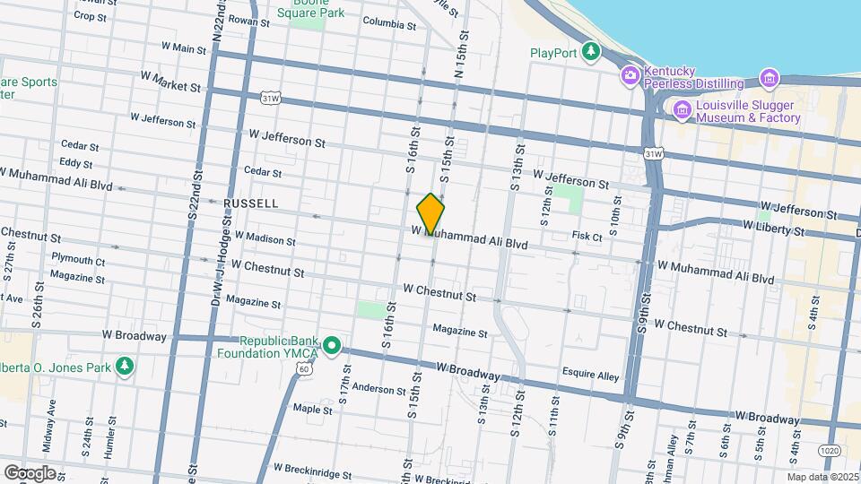 510 S 15th St Map and Location Details