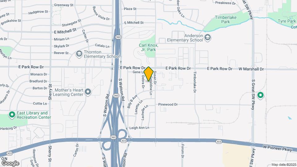 1602 Geraldine Ln Map and Location Details