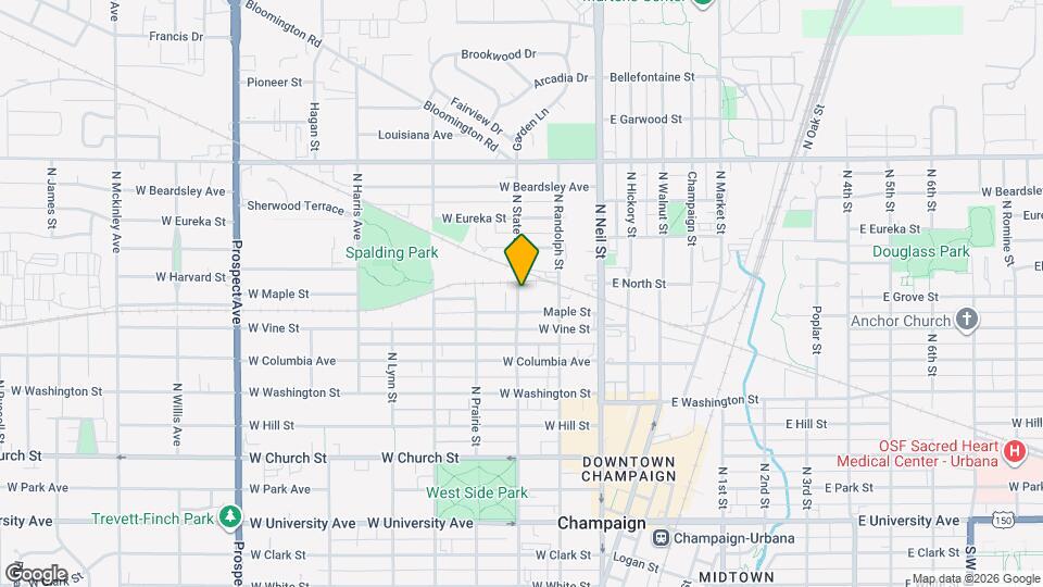 806 N State St Map and Location Details