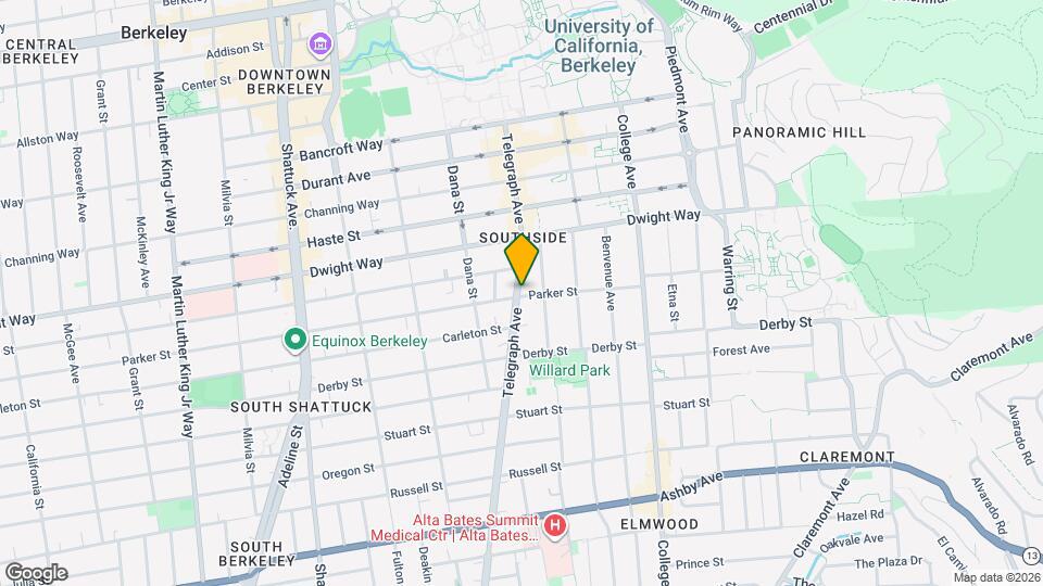 2597 Telegraph Ave Map and Location Details