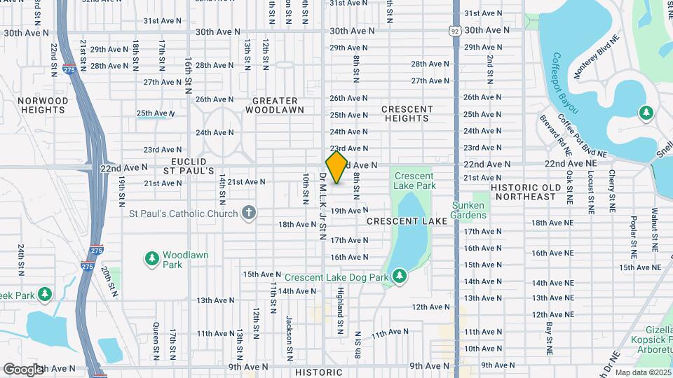 861 20th Ave N Map and Location Details