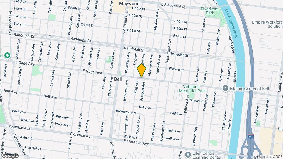 4650 Gage Ave Map and Location Details