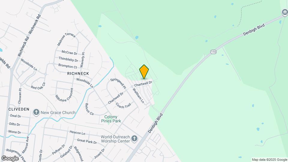 1508 Independence Blvd Mapa y Detalles de la Ubicación