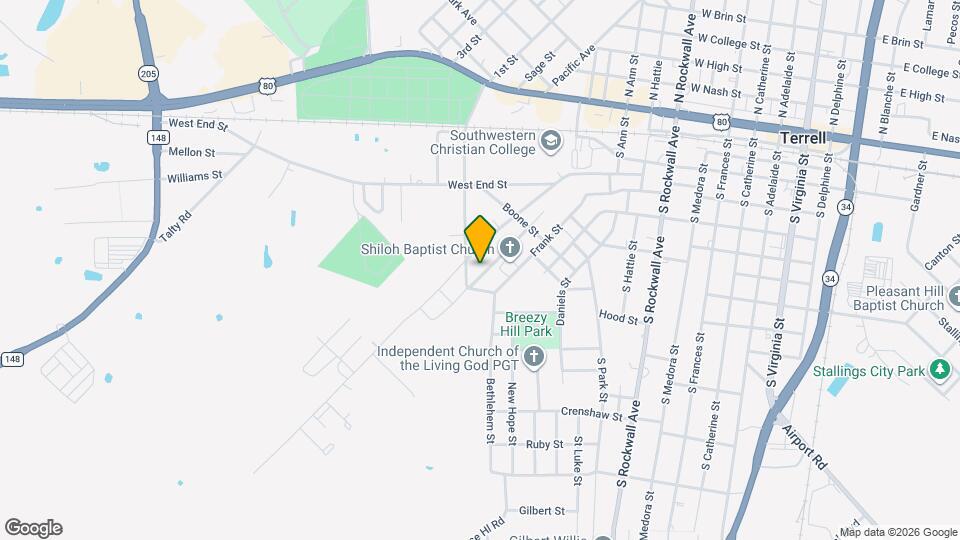 510 Frazier St Map and Location Details