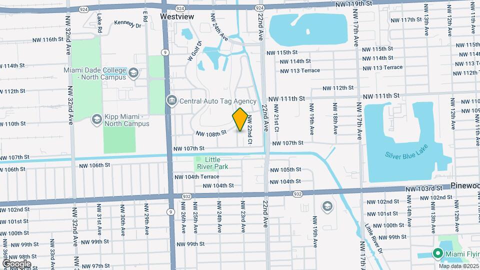 10801 NW 23rd Ave Map and Location Details