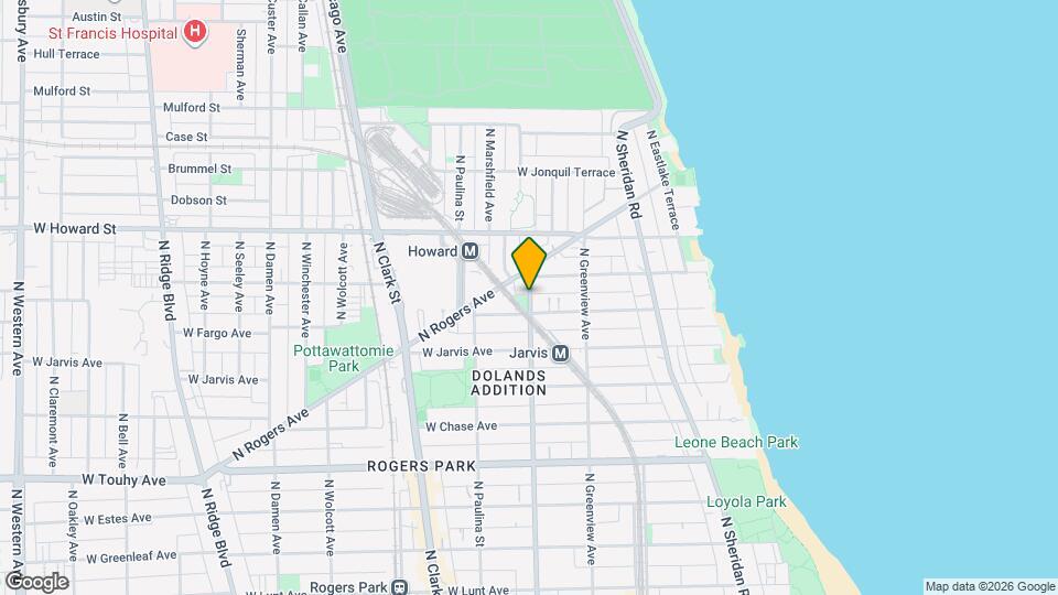 7460 N Ashland Blvd, Unit 7460 North Ashland Map and Location Details