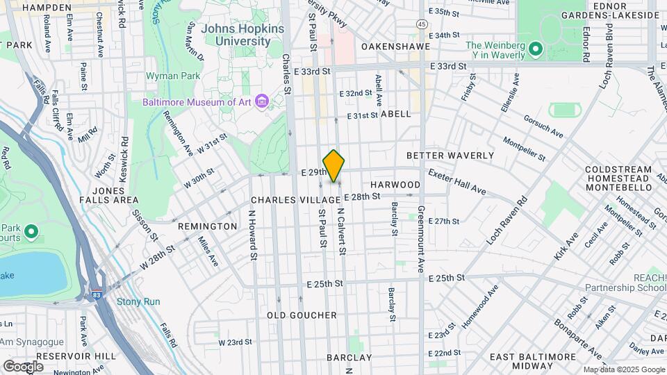 2818 N Calvert St Map and Location Details
