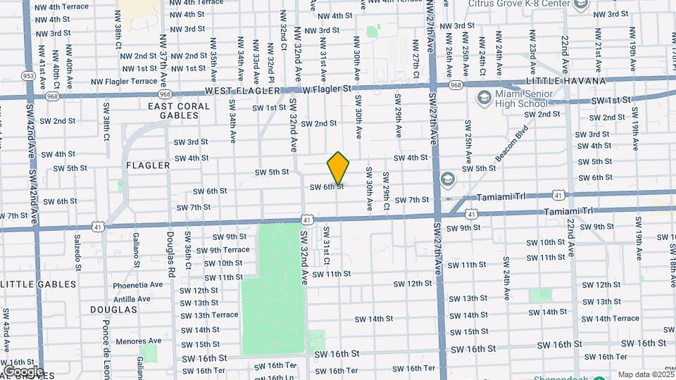 3098 SW 6th St Map and Location Details