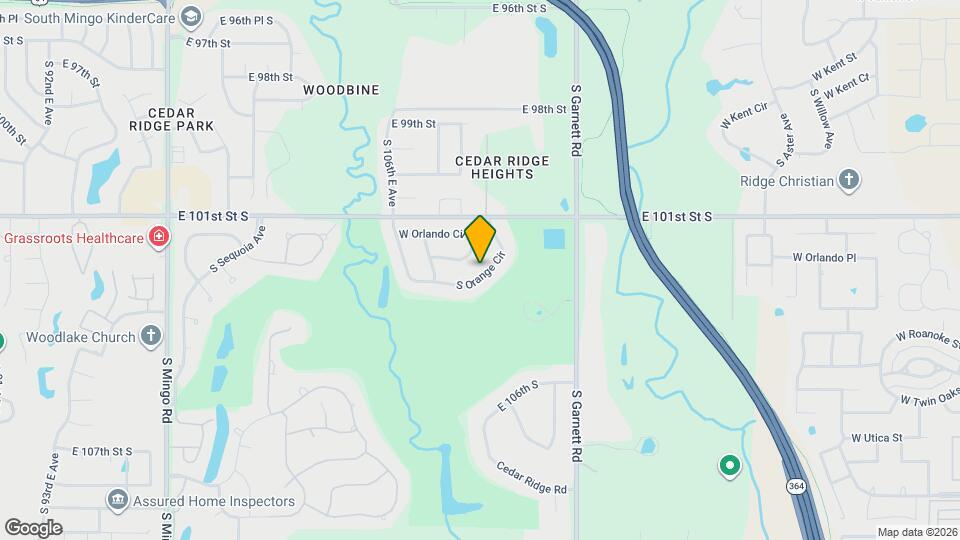 3712 S Orange Cir Map and Location Details