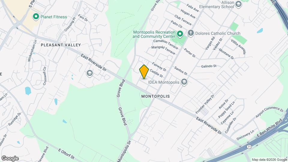 6104 Kasper St Map and Location Details