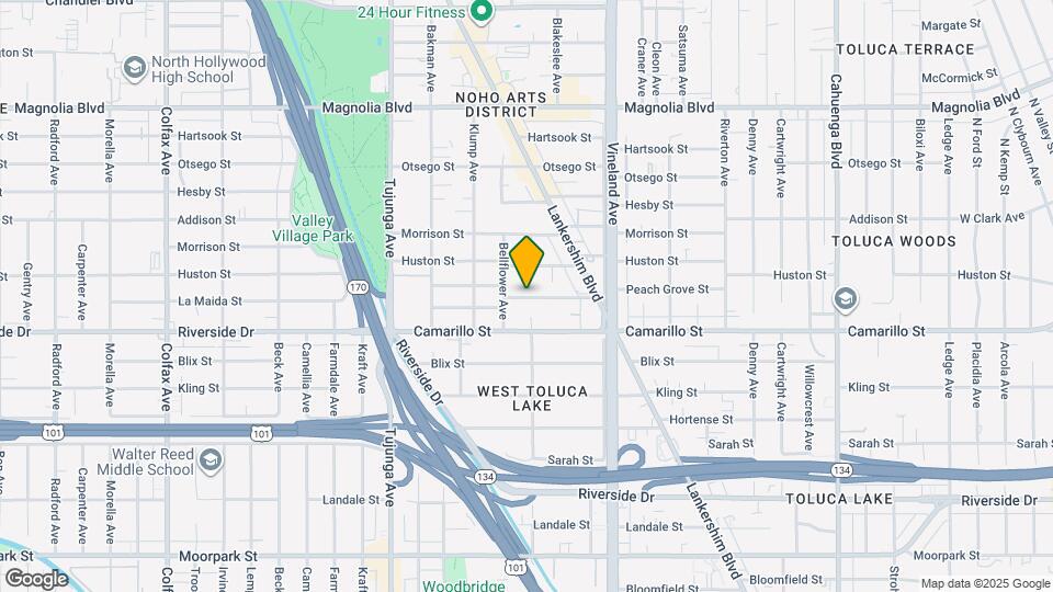 11153 1/2 La Maida St Mapa y Detalles de la Ubicación