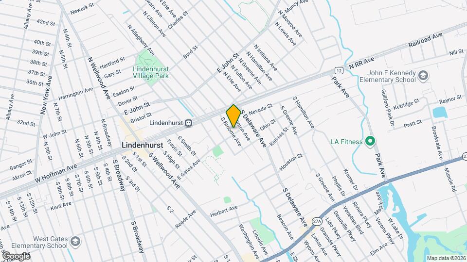 104 E Gates Ave Map and Location Details