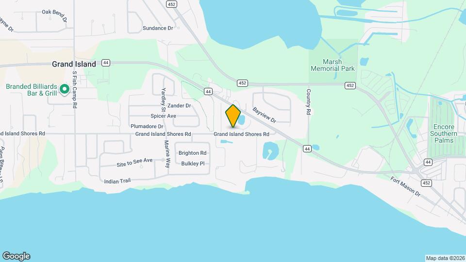 2709 Grand Island Shores Rd Map and Location Details