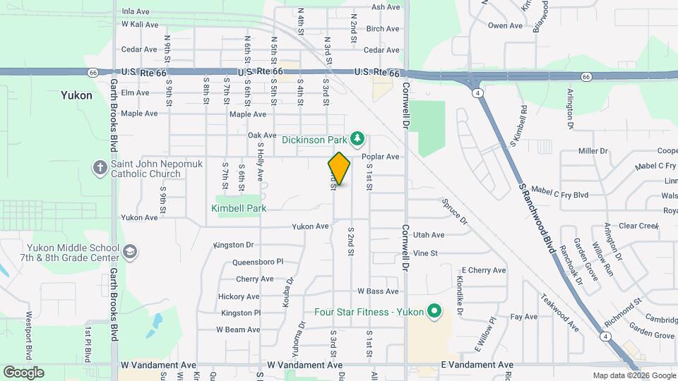 509 S 3rd St Map and Location Details