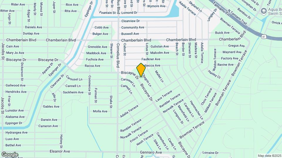 1492 Biscayne Dr Map and Location Details