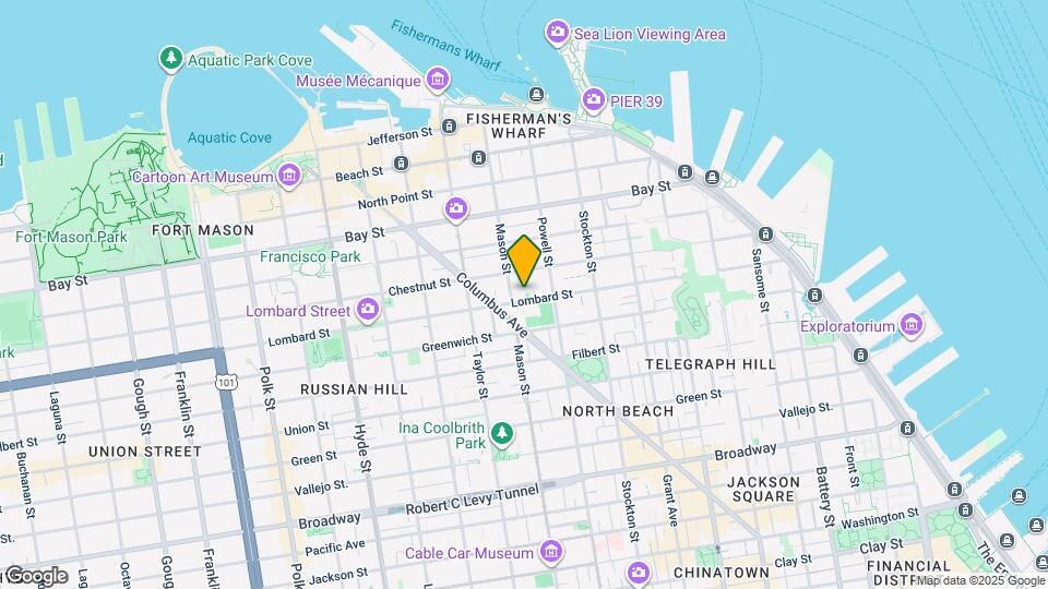 670 Lombard St Map and Location Details