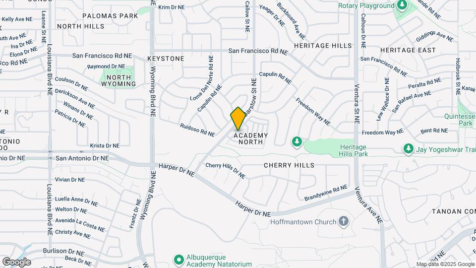 8300 Della Rd NE Map and Location Details