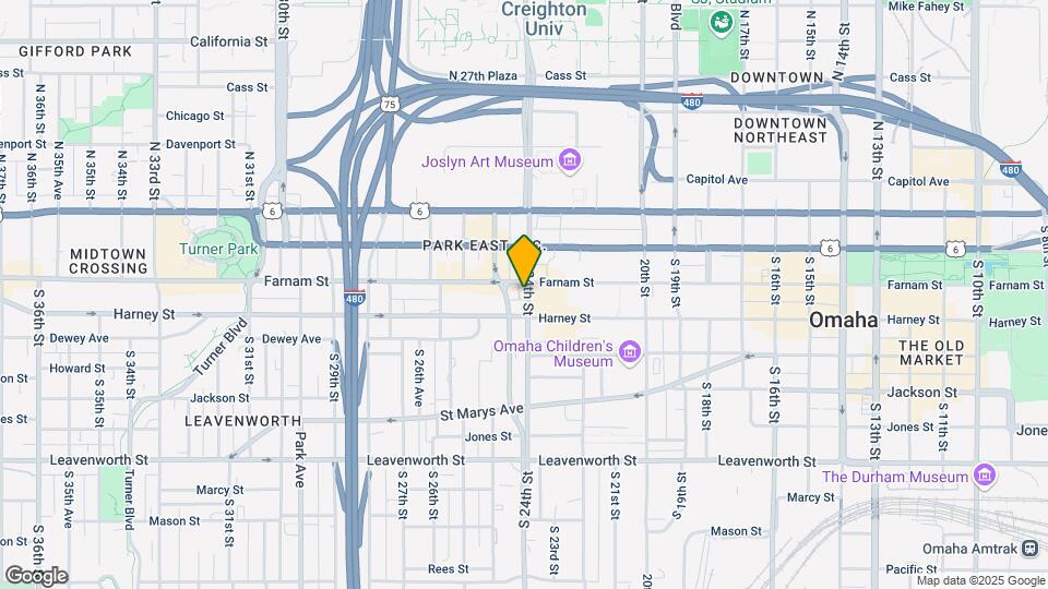 306 S 24th St Map and Location Details
