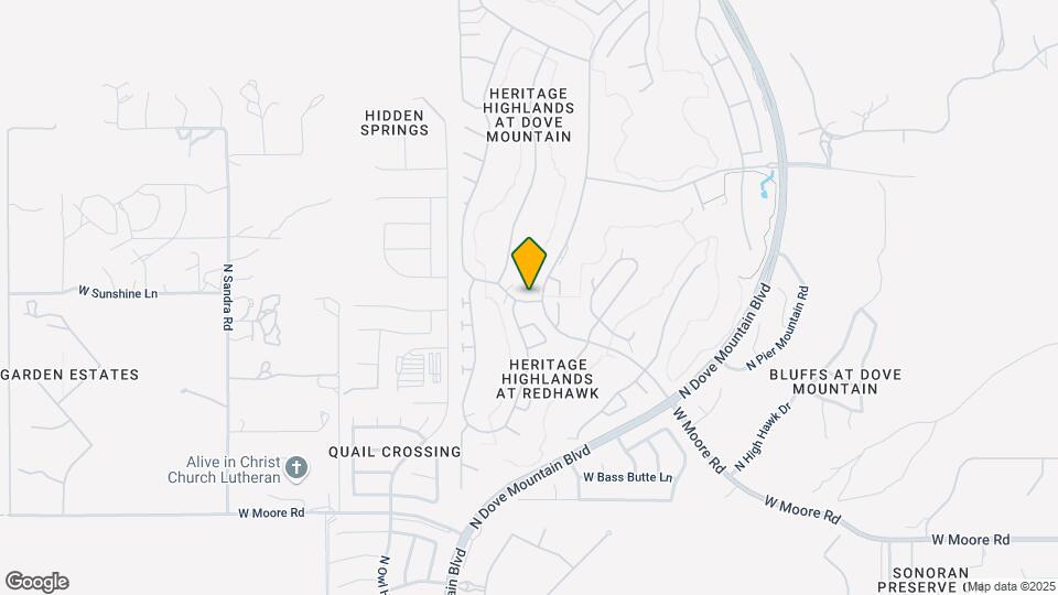 5252 W Winding Desert Dr Map and Location Details